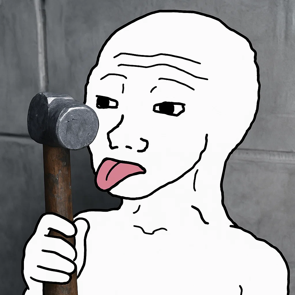 Wojak with hammer